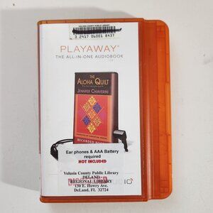 The Aloha Quilt by Jennifer Chiaverini Playaway Audiobook, Former Library Copy